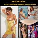 Nipple Covers - Seamless and Sheer Adhesive Silicone Nipple Pasties for Women Reusable, Sticky Breast Petals