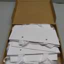 Colarr 12 Pack Baskets for Gifts Empty Bulk Kraft Empty Gift Basket Kit with Handle Wrap Bag Bow DIY Tray to Fill for Thanksgiving Wedding Bridal Shower Christmas Party, 9.8" x 6.5" x 4.3"(Black)