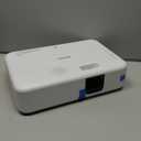 Epson EpiqVision Flex CO-FH02 Full HD 1080p Smart Streaming Portable Projector, 3-Chip 3LCD, 3,000 Lumen Color/White Brightness, Android TV, Bluetooth, 5W Speaker, Home Entertainment 