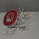 3 Piece Joy Outdoor Christmas Decoration 31.5 Inch LED Joy Letters Lighted and Yard Sign with Stakes for Holiday Xmas Garden Indoor Home Church Eve Party Night Decor