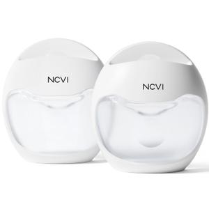 NCVI Silicone Breast Milk Collector Catcher, Let Down Manual Breastmilk Saver Collection Cup for Leaking Milk, Wearable Nursing Cups BPA Free, Invisible Slim Design for Regular Bra, 2.3oz/70mlx2 Count