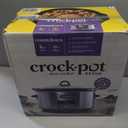 Crock-Pot Large 8-Quart Programmable Slow Cooker with Auto Warm Setting Black Stainless Steel