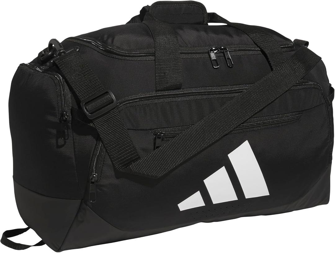 adidas Defender 5 Duffel Bag Premium Duffle for Sports, Gym & Travel, Medium