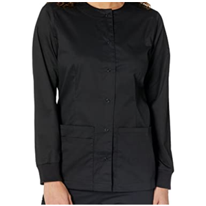 Amazon Essentials Women's Scrub Snap Jacket (in Plus Size) M