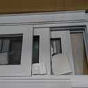 NOOTA Basement Window 32" x 14" Double Tempered Glass, Removable Flange, Vinyl Sliding WindowWhite | Sliding window