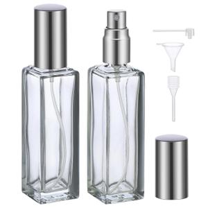 Segbeauty 20ml Refillable Perfume Bottle Travel, 2pcs Empty Glass Spray Bottles Atomizer, Mini Pocket Leakproof Fine Mist Sprayer for Perfume Cologne Dispenser Fragrance Container Set Travel Accessory