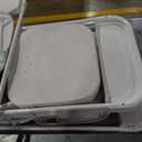 5 Pk. Stackable Wedding Party Event Chairs 400 lb. Capacity Premium White Plastic Folding Chair