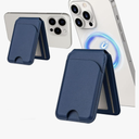 Tapp Collections Magnetic Wallet Card Holder Wallet for Magsafe of Apple iPhone 15/14/13/12 Series with Adjustable Phone Stand – Blue