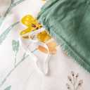 3 x OAITE Duvet Cover Set Queen Size Floral Pattern Ultra Soft 100% Cotton Duvet Cover Sets 3-PC, Breathable Duvet Cover with Zipper Closure & Corner Ties(2 Pillow Shams,1 Duvet Cover)