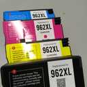 962XL Ink Cartridges for HP 962XL Ink Cartridges Combo Pack Work for HP Officejet Pro 9015e 9010 9025e 9015 9025 9018e 9025e 9020 Printer for HP 962 (4 Pack)