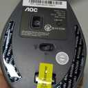 AOC 2.4GHz Ergonomic Mouse, Wireless Bluetooth Vertical Mouse for Work, 4800 DPI Optical Tracking, 5 Adjustable DPI, Quiet Clicks, RGB Light, Compatible with Computer, Laptop, PC, Mac, Desktop - Gray