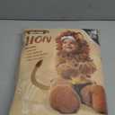 Spooktacular Creations Halloween Lion Costume Toddler with Toy Zebra, Kids Lion Costume for Baby Halloween Dress Up Party