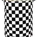 HIYAGON Boys Laundry Basket hamper Kids Hamper Car Toy Organizer Bins for Room Decor,Gift Basket for Bedroom(Racing Flag)