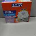 Hefty Ultra Strong 13 Gallon Trash Bags, Tall Kitchen Trash Bags 13 Gallon Size, Drawstring Closure, Continuous Odor Control, White, Lavender and Sweet Vanilla Scent, 80 Bags