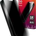 ZAGG Glass Elite Privacy Screen Protector for iPhone 16 Pro - 2-Way Privacy Filter, Ultra-Strong Tempered Glass, 5X Stronger, InvisibleShield, Smudge-Free, Easy Install, Recycled Content
