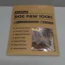 Double Sides Non-Slip Dog Socks to Prevent Licking Paws - Strong Traction for Paw Protector, Senior Dogs, Hardwood Floors, Dog Booties with Grippers - Size Large (Large(Pack of 4)) Caramel