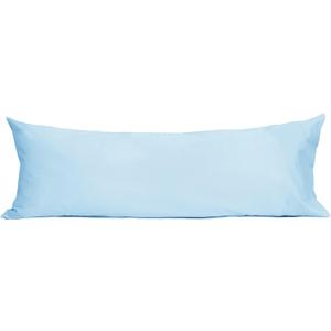 Sunflower Body Pillowcase 100% Cotton Long Pillow Cover/Case Envelope Closure 1 Pack, 2154 inches Ashley Blue, Soft and Breathable