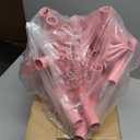 Baby Playpen 50 x 50 Inch Play Pen Playards, Playpen for Babies and Toddlers, Baby Playard for Indoor & Outdoor Active Center Game Fence, with Skin-Friendly Fabric and Soft Breathable Mesh Pink