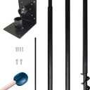 Universal Mounting Pole Kit Perfect for Birdhouse, Birdfeeder, Easy to Assemble and Install, Made of Heavy Duty Material, Free Bird Feeder Scoop
