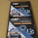 KSP 5x4.5 Wheel Spacers for Hon-da Civic Accord Element CR-V & Acura MDX TLX TSX ILX RSX CL, 1 Inch 5x114.3mm Hubcentric Forged Spacers 64.1mm Bore M12x1.5 Studs 5-Lug Black Wheel Spacer Kit (4pcs)