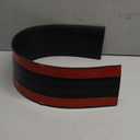 1" Rise Threshold Ramp, 35.4" Wide Natural Rubber Door Ramp Wheelchair Ramp, 1500 LBS Capacity, Non-Slip Solid Rubber Threshold Ramp Used for Thresholds,Doorways and Bathroom