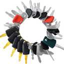 YASASHII 26 Heavy Equipment Keys Set Fits CAT, Case, JD, Komatsu, Kubota, Yanmar, Daewoo, Hyster, Takeuchi