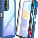 Case for Xiaomi Redmi Note 11 5G 21091116AC,Anti-Fall and Shock-Absorbing Protective with Screen Protector Case for Xiaomi Redmi Note 11T 5G 21091116AI / Poco M4 Pro 5G 21091116AG Case Blue