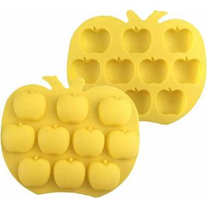 Apple Silicone Mold - MoldFun Apple Mold for Chocolate, Cupcake topper, Jello, Candy, Gummy, Ice Cube, Cookie, Muffin, Mini Soap