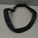 Ouzorp Car Steering Wheel Cover, Microfiber Leather Steering Wheel Covers with Anti-Slip Lining, Universal 14.5-15 inchs Black