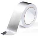Aluminum Foil Heat Shield Tape 2inx66ft, Silver Heat ReflectiveTape, Fiberglass High Temp Tape for Exhaust, for Hose and Auto Use