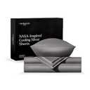 Miracle Made Extra Luxe Soft Cooling Bed Sheet Set, 4-Piece Silver-Infused Cotton Fabric – Lightweight, Hypoallergenic Bedding for Hot Sleepers, King Luxe Size, Stone