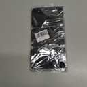 2 x BIAJIYA Card Holder for Back of Phone, Pouch Silicone Wallet Sleeve Pocket Stick-on ID Credit Card for All Smartphones (Black*5)