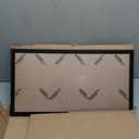 HUKONHEP 10x19 Black Picture Frames, Photos Frame with Plexiglass, Wall Gallery Photo Frames, Horizontal and Vertical for Wall Mounting, Home Office Decoration