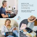 LifePro Legra Hand Massager with Heat and Compression & Cordless Design | Multi Massage Modes, Adjustable Intensity, Quiet Operation — Hand & Wrist Massager for Sore, Stiff, and Sensitive Hands, Black, Standard