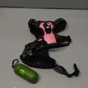 PoyPet No Pull Dog Harness, No Choke Front Lead Dog Reflective Harness, Adjustable Soft Padded Pet Vest with Easy Control Handle for Small to Large Dogs(Pink,XS)