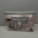 Jumbo Chunky Yarn for Hand Knitting - Super Thick Chenille Chunky Yarn for Crocheting - Extra Soft Bulky Fluffy Blanket Big Yarn 8 Jumbo Pack (27yds,8 oz Each Skein) Navy Blue