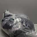 Men's Long Winter Coat Hooded Warm Quilted Jacket Water-resistant Cold Weather Parka (4X-Large, Navy)