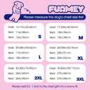 FUAMEY Dog Cold Weather Coats,Dog Winter Jackets for Small Dogs Warm Dogs Coat with Reflective Strips Waterproof Pet Snowsuit Thick Paded Pets Vest for Yorkshire Chihuahua Grey S