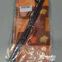 2 x OHOME Thanksgiving Decorations - GIVE THANKS Porch Banner | Fall Decor for Indoor Outdoor Outside - Friendsgiving Party Decorations Autumn Pumpkin Welcome Door Sign for Home Yard Wall (orange)