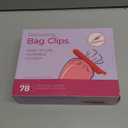 Keenpioneer Decorating/Icing Bag Sealing Clips, 78 Pack, Multipurpose for Food and Snack Storage, 4inch and 6inch Long