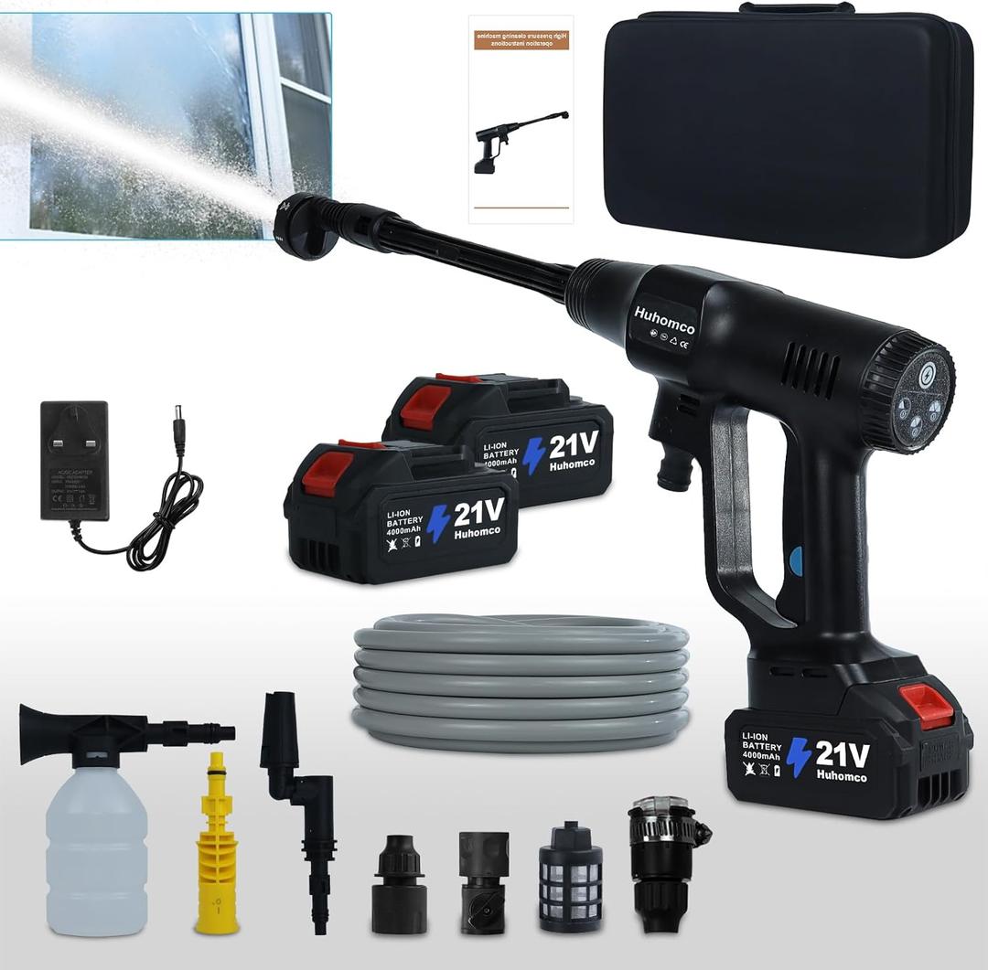 Pressure Washer Cordless Battery Powered 2900PSI with 24.0Ah Battery,Battery Operated Pressure Washer,Portable Power Washer Handheld for Car Cleaning