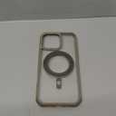 CQ XCARSON & QUINN Rise Professional Shield Compatible with iPhone 16 Pro Max Clear Beige TPU Case Premium 10-Foot Drop Protection 360 Kickstand Magnetic Design (iPhone 16 Pro Max, Clear/Beige)