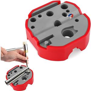 SEDY Universal Bench Block with Non-Marring, Magnetic Bench Block Armorers with Multi-Hole Slip-Resistant for Maintenance