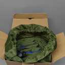 Camping Sleeping Pad, 6 Inch Extra Thick Inflatable Mat with Built-in Foot Pump & Pillow, Ultralight Compact Water Resistant Low Noise Camping Mat for Tent Backpacking Hiking Travel, Single Green