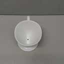 Melitta 1 Cup Porcelain Pour-Over Cone Coffeemaker, Glossy White