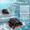 NIXBOT QP5 Robotic Pool Cleaner, Cordless Pool Vacuum for Inground Pools, Dual-Motor Turbine System, Robotic Pool Vacuum for Above Ground Pools with Wall Climing and Navigation Technology