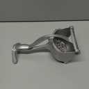 Bar Juicer, Fruit Juice Handheld Press Squeezer With Seed Filter, Heavy Duty Aluminum Alloy Hand Manual Extractor for Single Citrus Orange Pomegranates Apple Fruit Lemon Lime (Silver - 8 inch)