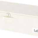 Yawinhe Underbed Bags, Storage Containers Bags with Lid, Foldable Blanket Bins, with Sturdy Zipper und Label Holders, for Clothing, 23.6''Lx11.8''Wx6''H, 1Pack,BeigeSNH002BES-1