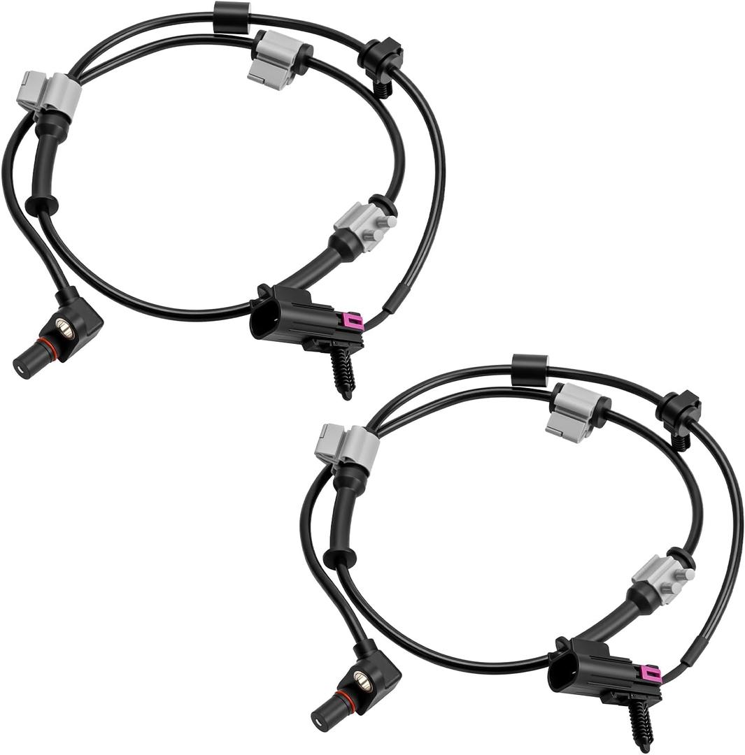 ABS Wheel Speed Sensor Front Left and Right Fits for 2002 2003 2004 2005 2006 2007 2008 2009 Chevy Trailblazer EXT SSR, GMC Envoy XL XUV Buick Rainier, Saab 9-7x, Oldsmobile Bravada, 2PCS