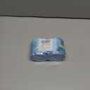 LaRibbons Christmas Wired Ribbon 2.5 inch Double Faced Blue Snowflakes and Striped Christmas Ribbon for Tree Garland, Wreath Bow, Xmas Crafts Decorations, 2 Rolls 10 Yards Total